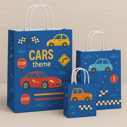 Cars Theme Paper Carry Bags for Return Gifts