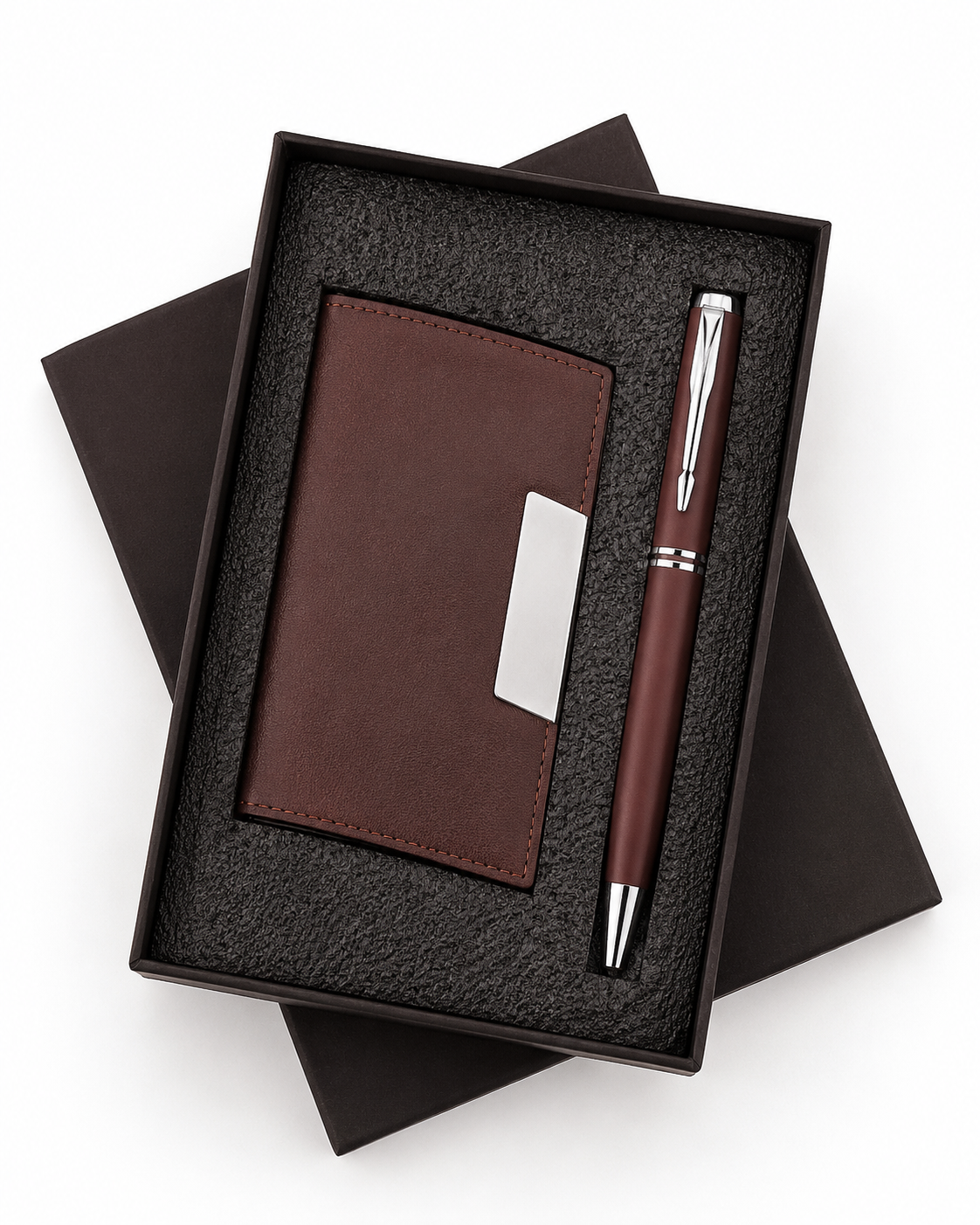 Premium Card Holder & Pen Gift Set
