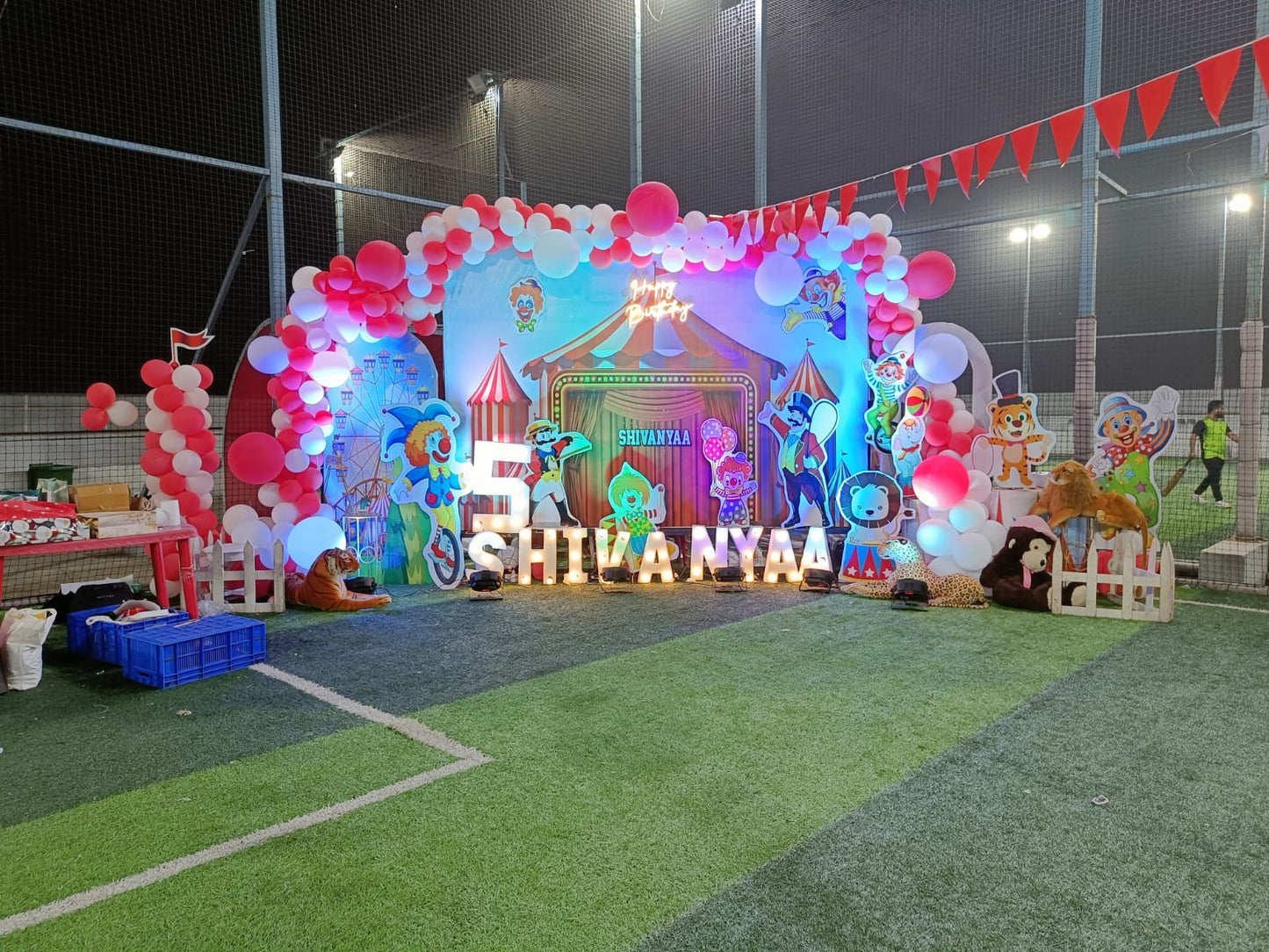 Circus Theme Birthday Decoration - PARTYFOXX 