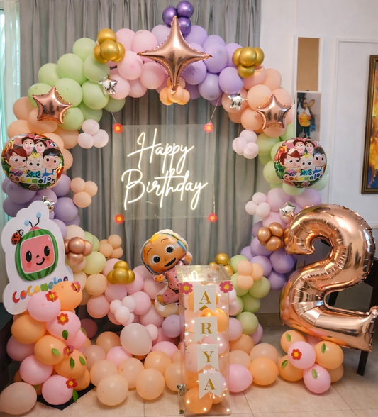 Cocomelon-Themed Birthday Celebration - PARTYFOXX 