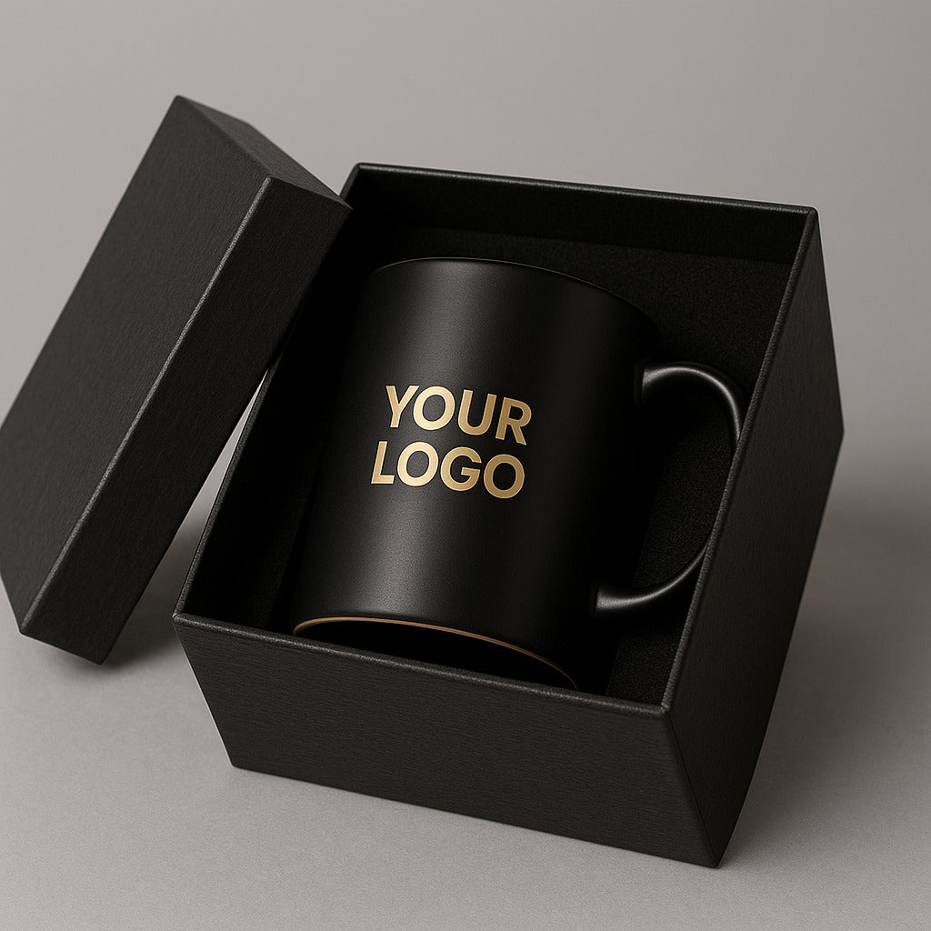 Custom Print Coffee Mug Gift Box – Corporate Gifting Solutions - PARTYFOXX 
