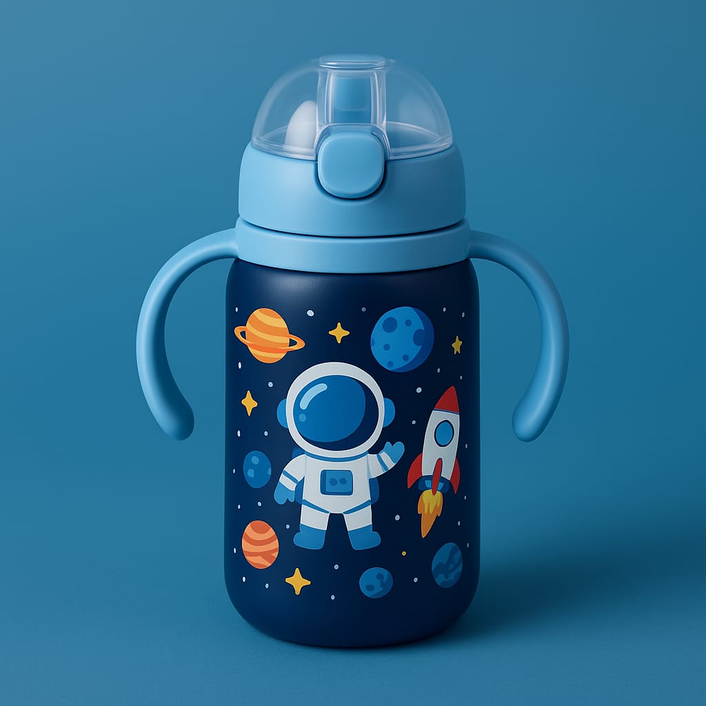 Custom Print Space Theme Water Bottle – Kids Return Gifts - PARTYFOXX 