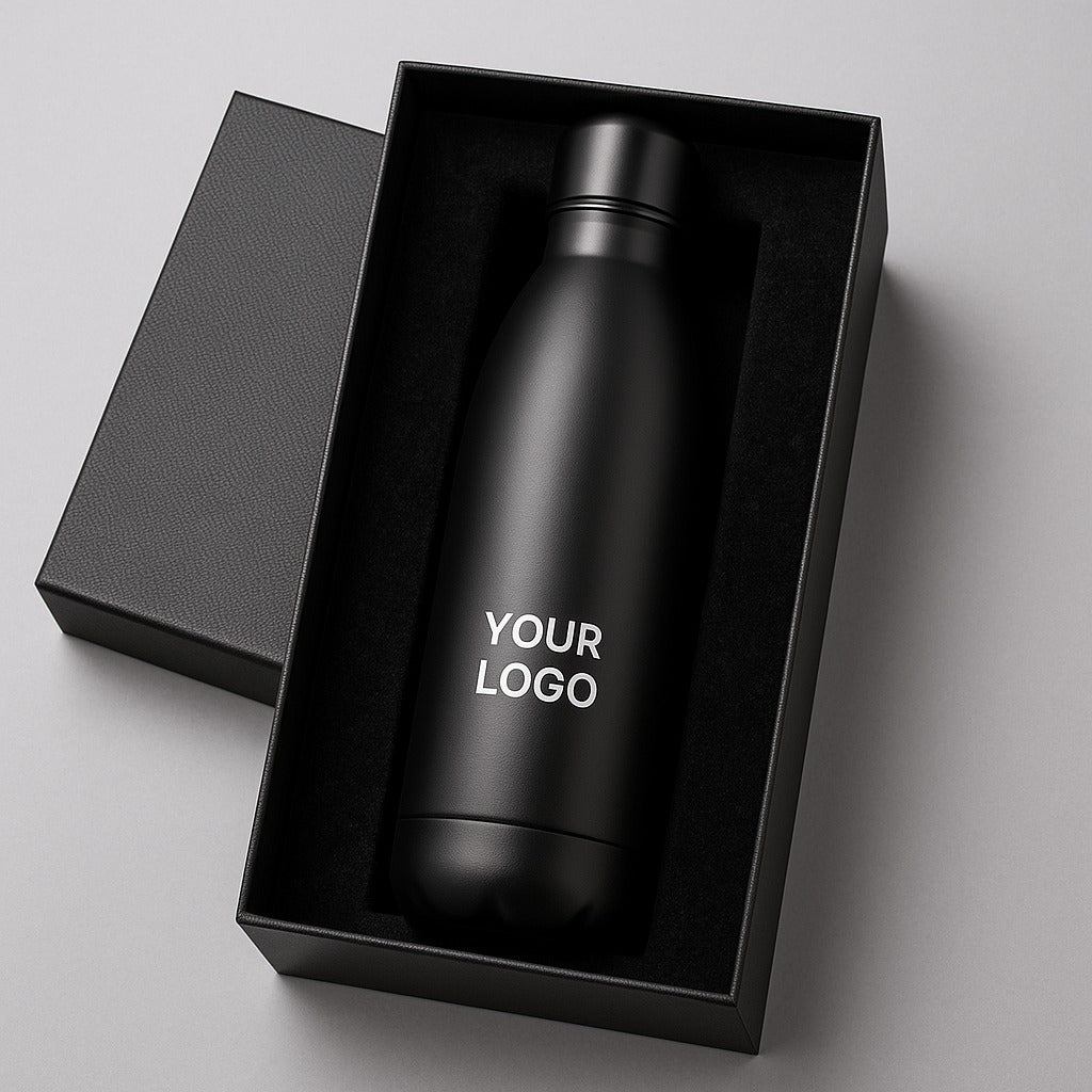 Custom Print Water Bottle Gift Box – Corporate Gifting Solutions - PARTYFOXX 