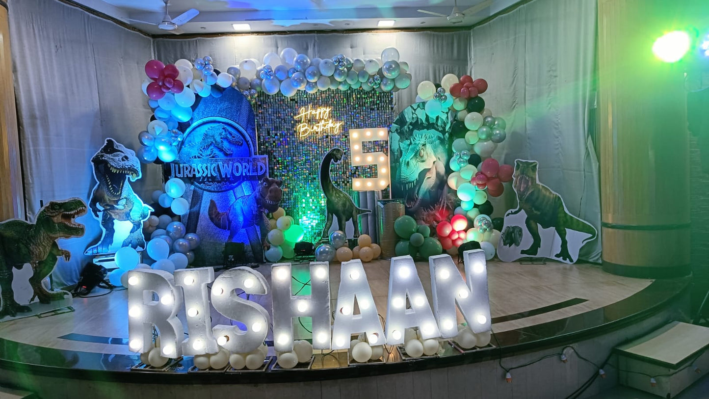 Jurassic World Theme Birthday Decoration - PARTYFOXX 