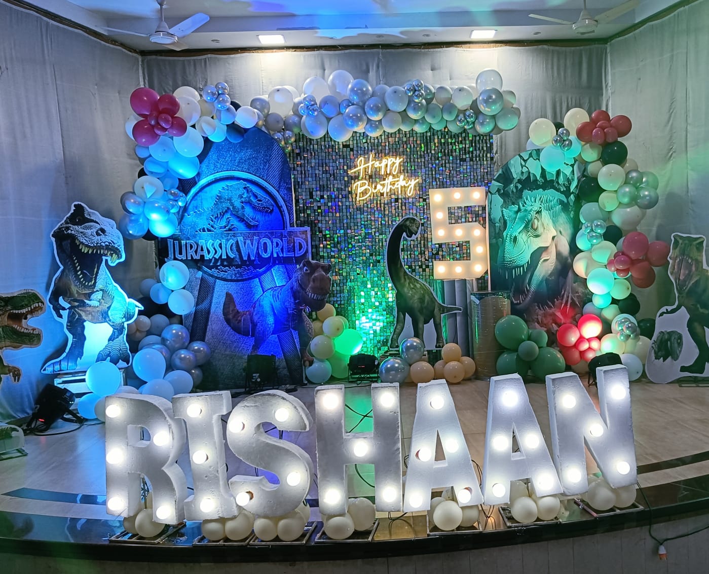 Jurassic World Theme Birthday Decoration - PARTYFOXX 