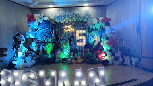 Jurassic World Theme Birthday Decoration - PARTYFOXX 
