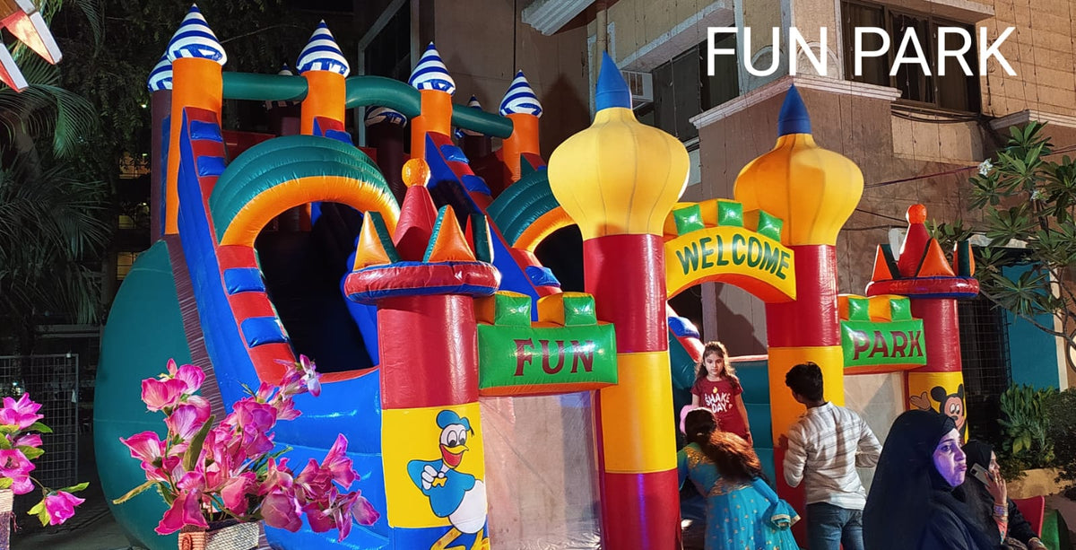 Bungee Z Foam Machine Bouncy for Parties & Events - PARTYFOXX 