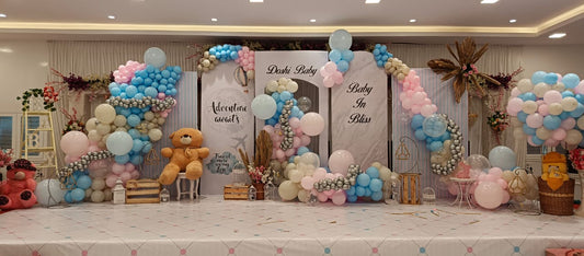 Premium Pastel Baby Shower Decoration – Adventure Awaits Theme