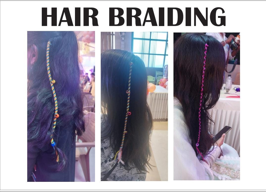 Hair Braiding Activity for Girls - PARTYFOXX 