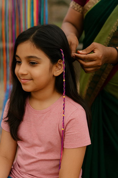Hair Braiding Activity for Girls - PARTYFOXX 