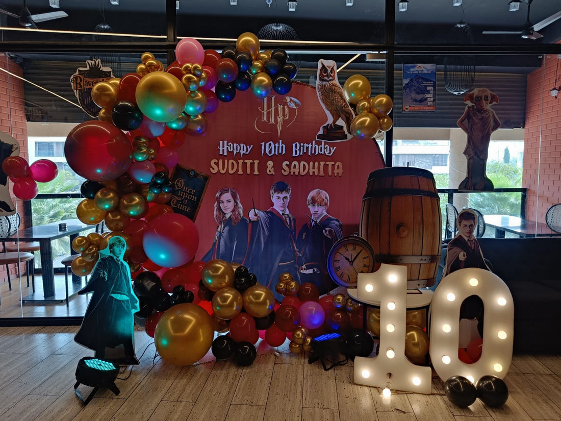 Harry Potter Theme Ring Birthday Decoration - PARTYFOXX 