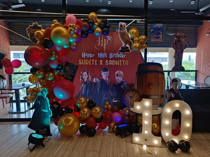 Harry Potter Theme Ring Birthday Decoration - PARTYFOXX 