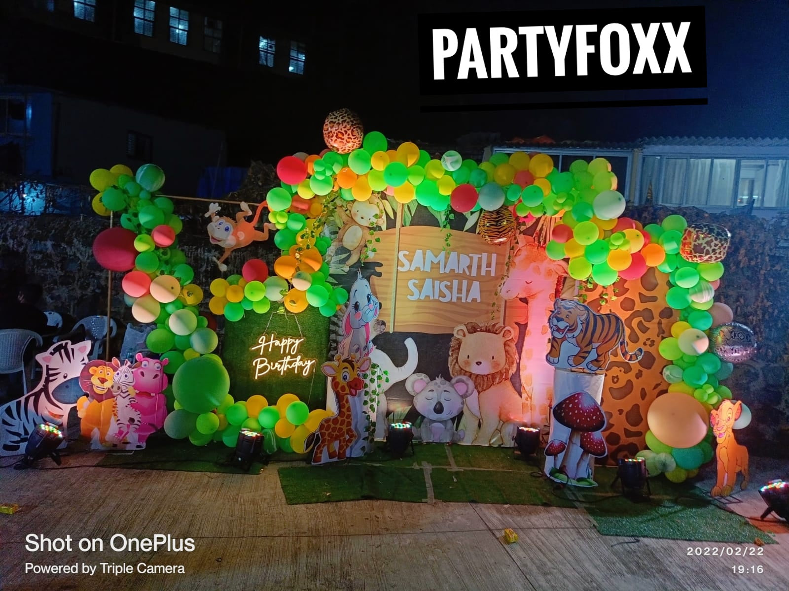 Jungle Safari Theme Birthday Decoration - PARTYFOXX 