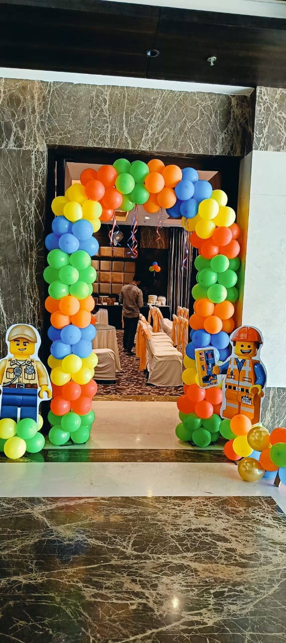 Lego Theme Birthday Decoration - PARTYFOXX 