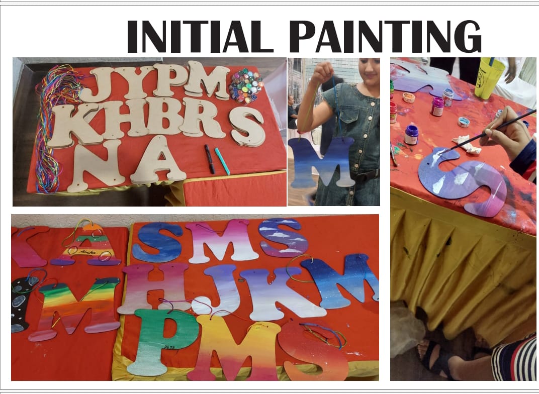Name Initial Painting – Fun DIY Activity (25 Pieces) - PARTYFOXX 