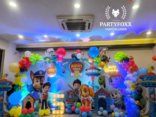 Paw Patrol Theme Birthday Decoration – Adventure Setup - PARTYFOXX 