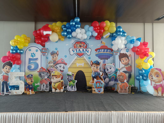 Paw Patrol Theme Birthday Decoration – For Brave Little Heroes! - PARTYFOXX 