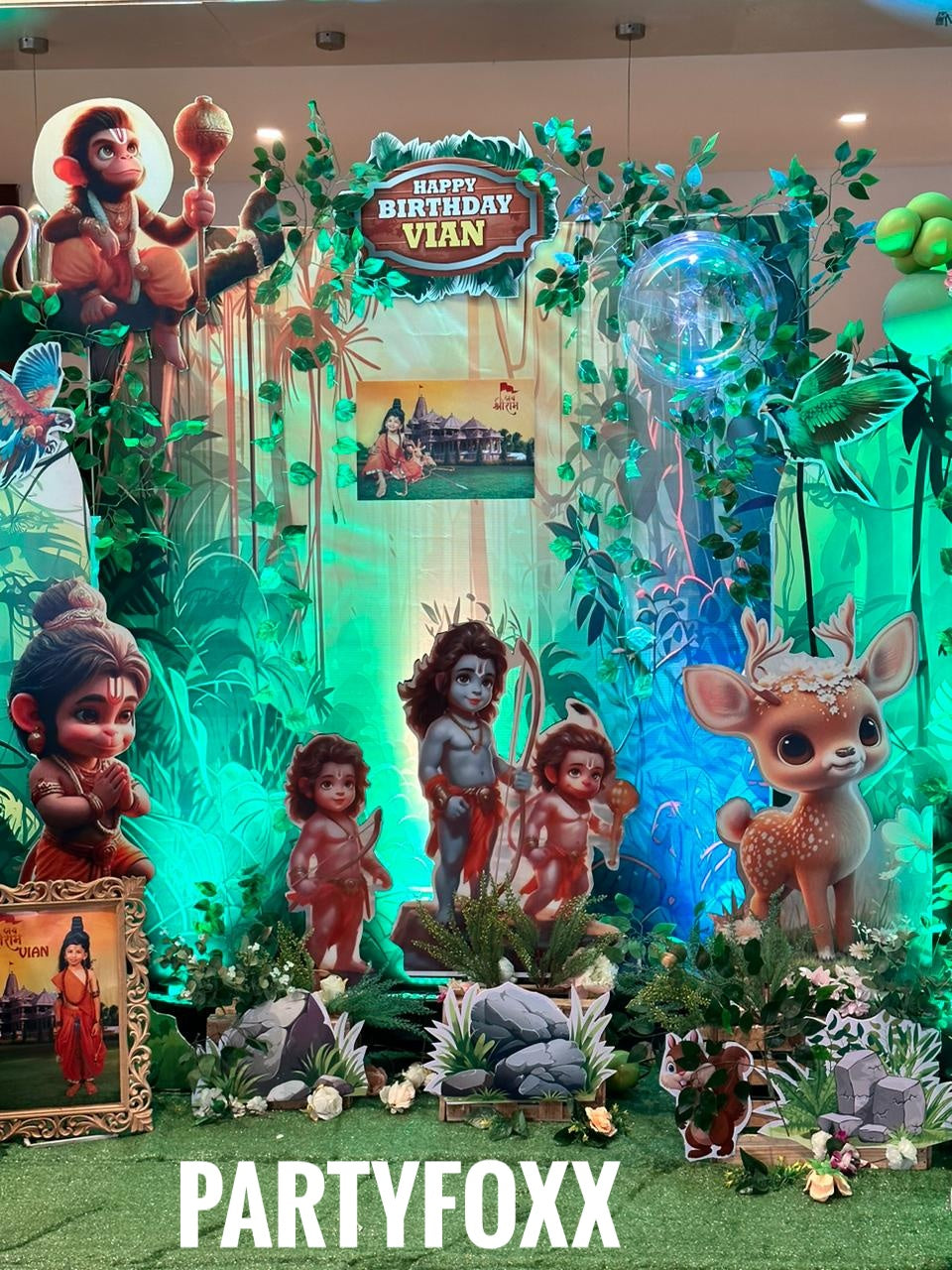 Ramayan Theme Decoration for Kids Birthday Party - PARTYFOXX 