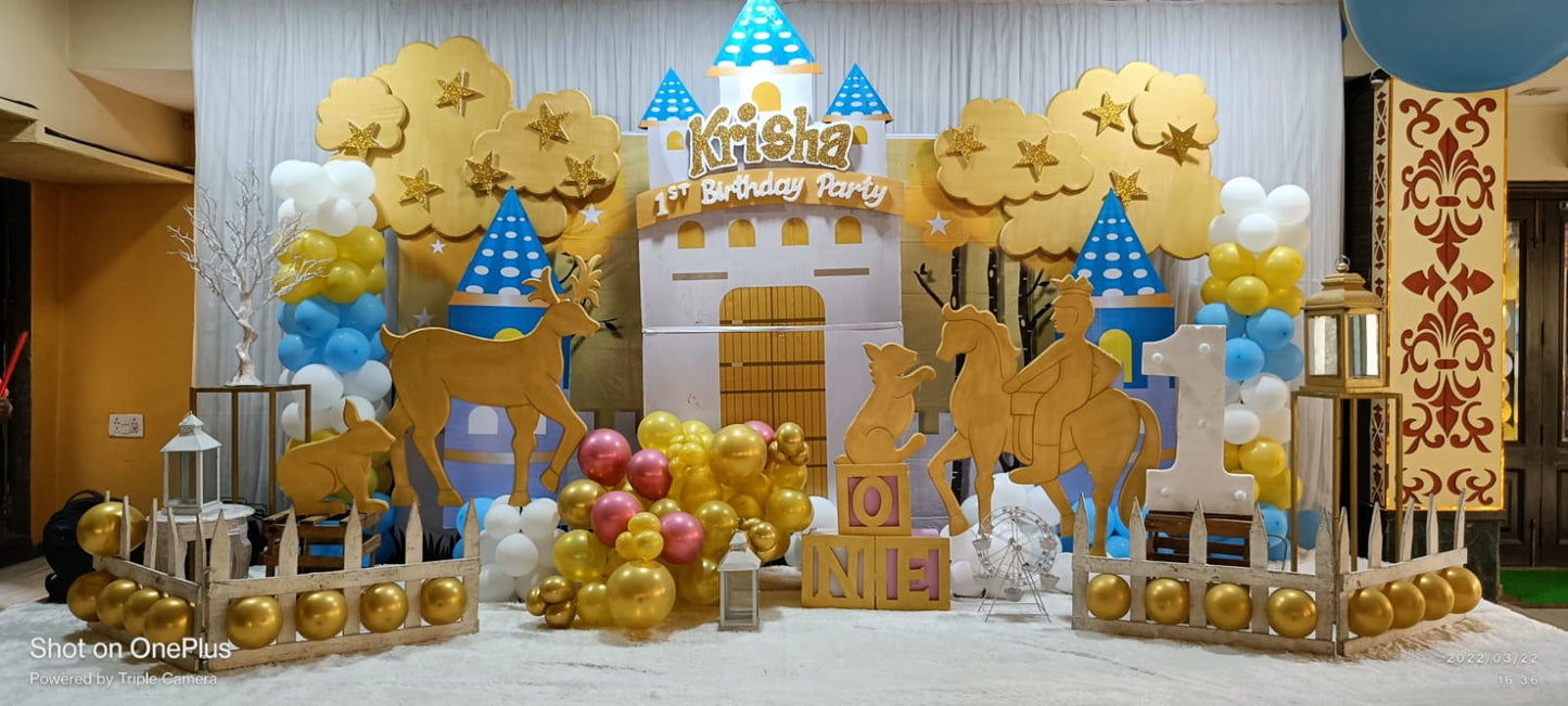 Royal Fairytale Castle Theme Decoration - PARTYFOXX 