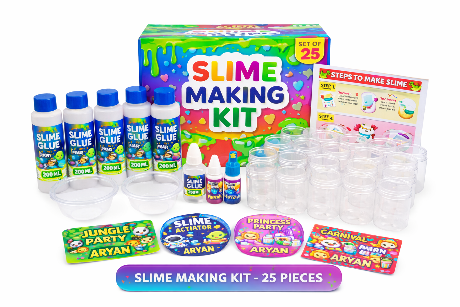 Slime Making Kit – Fun DIY Activity - PARTYFOXX 