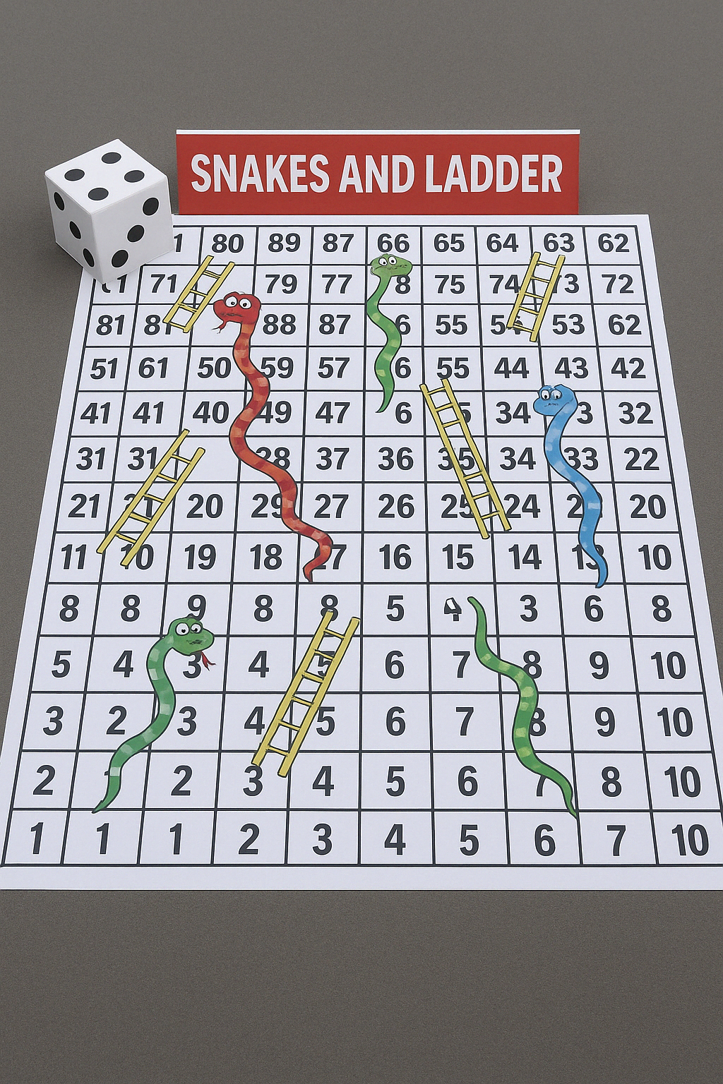 Snakes & Ladders Game Stall - PARTYFOXX 