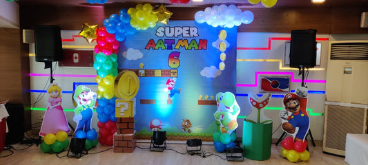 Super Mario Brothers Theme Decoration - PARTYFOXX 