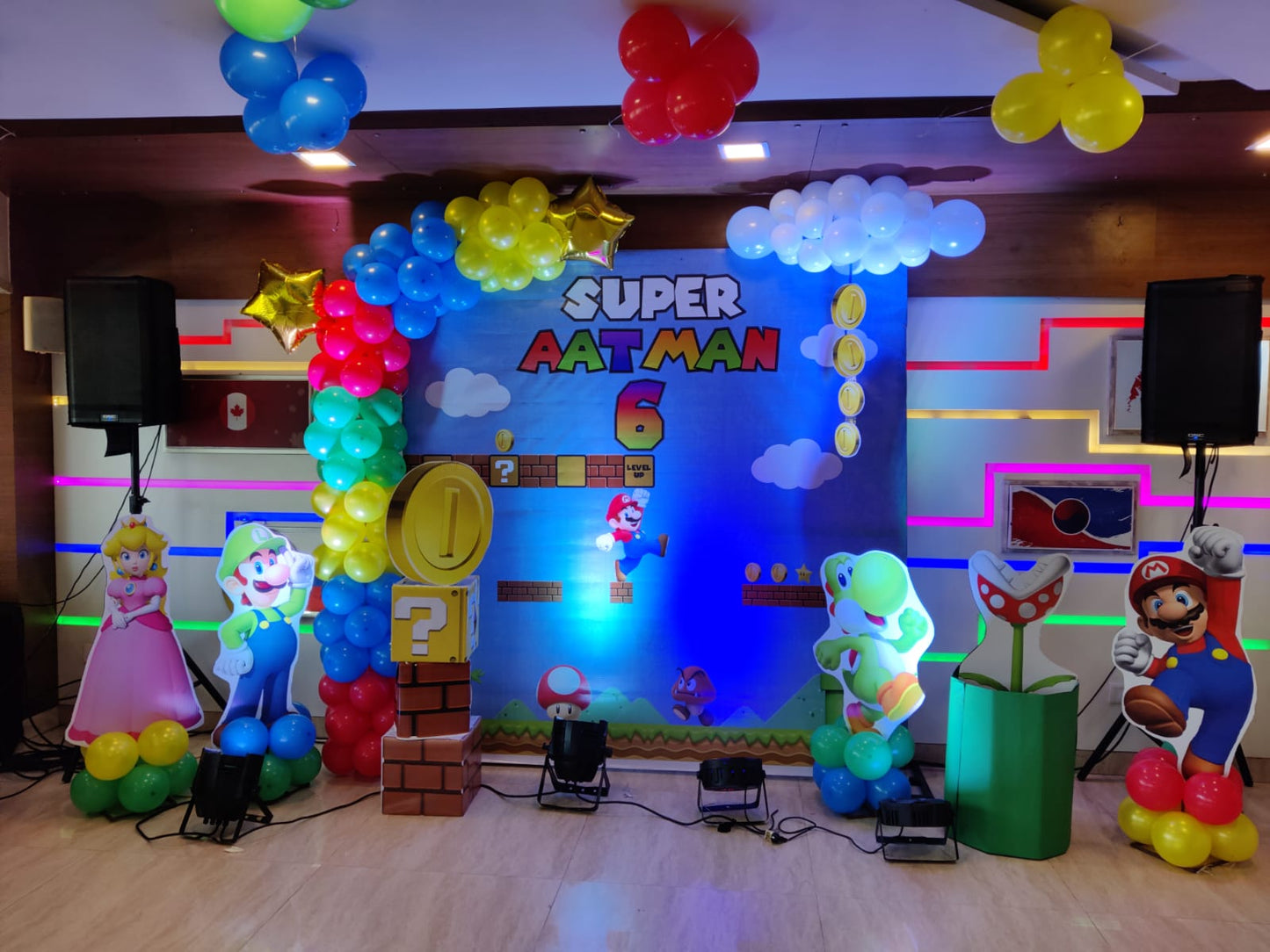 Super Mario Brothers Theme Decoration - PARTYFOXX 