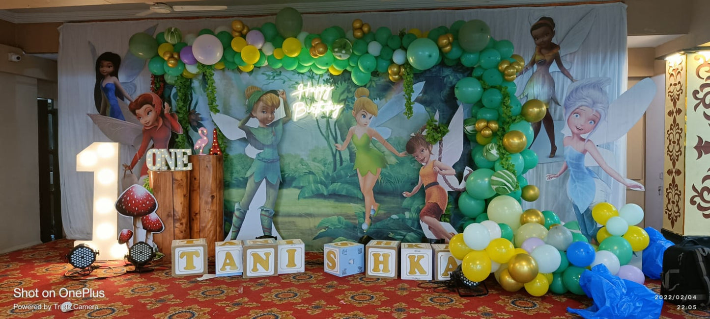 Tinker Bell Fairy Forest Theme Decoration - PARTYFOXX 