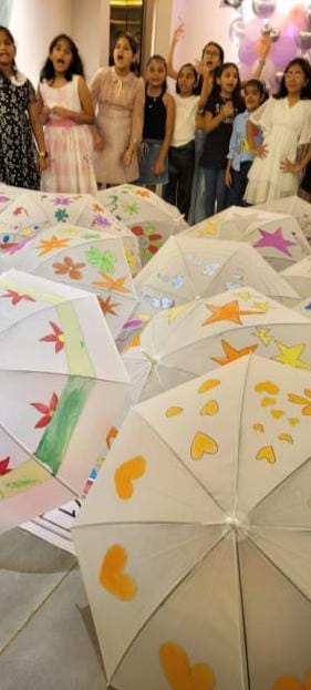 Umbrella Painting Activity - PARTYFOXX 