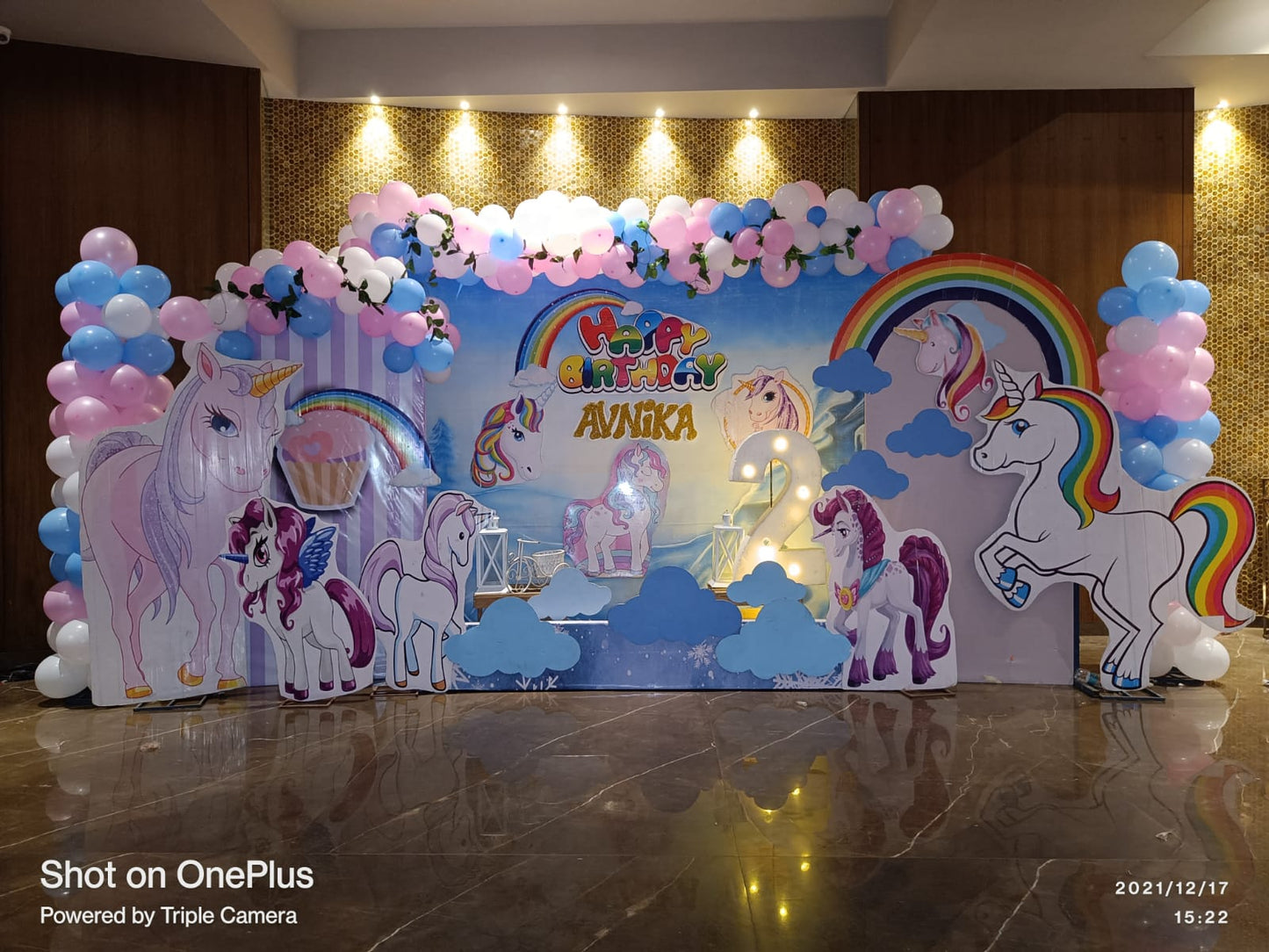 Unicorn Theme Birthday Decoration - PARTYFOXX 