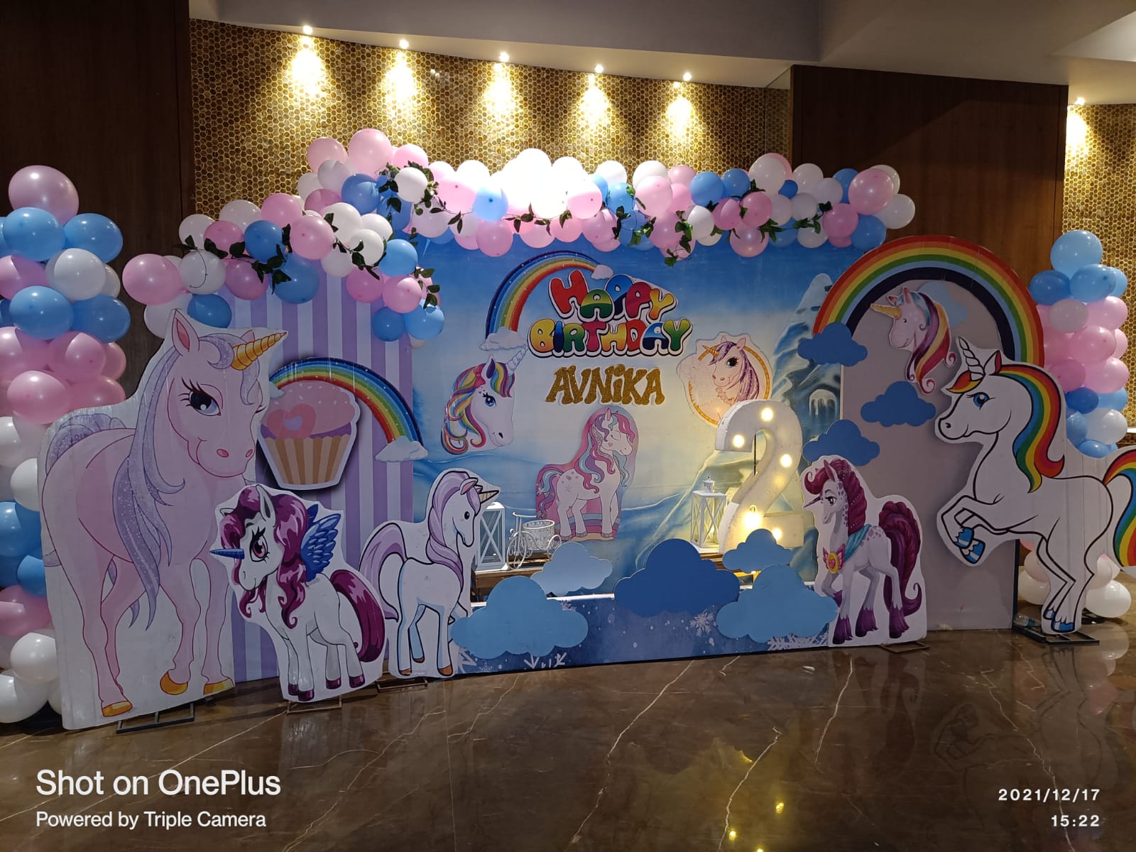 Unicorn Theme Birthday Decoration - PARTYFOXX 