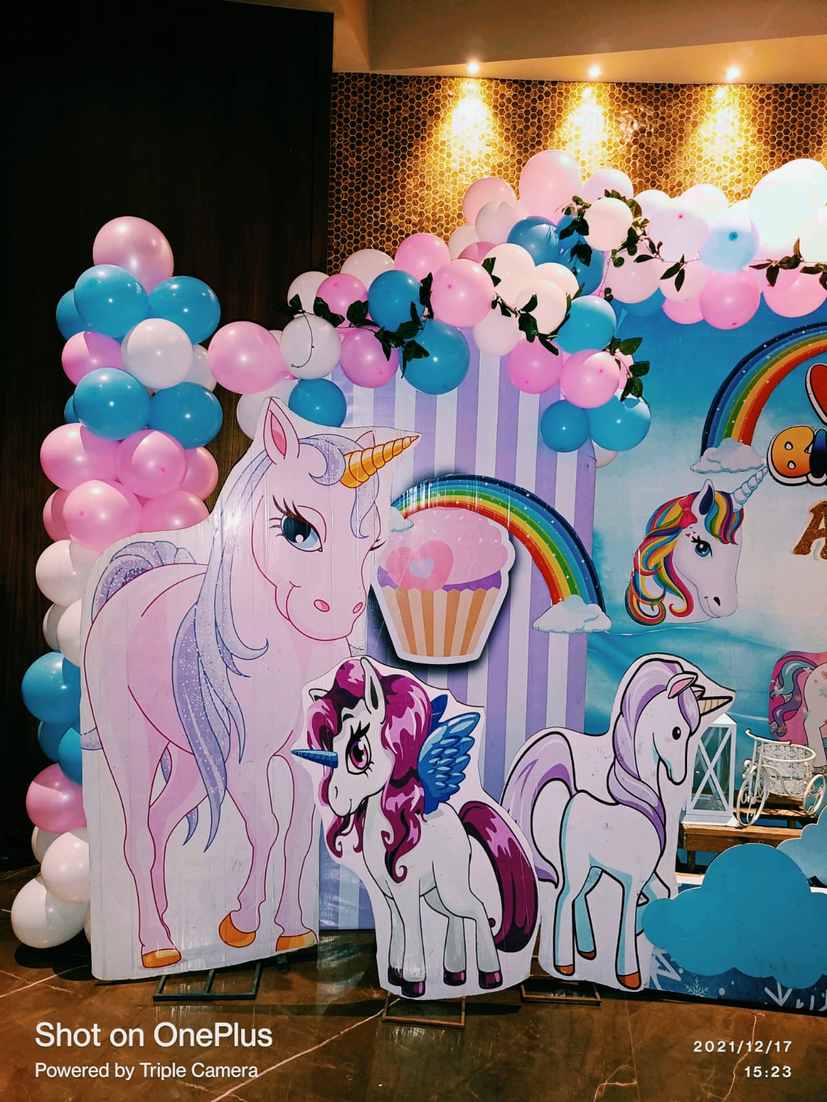 Unicorn Theme Birthday Decoration - PARTYFOXX 