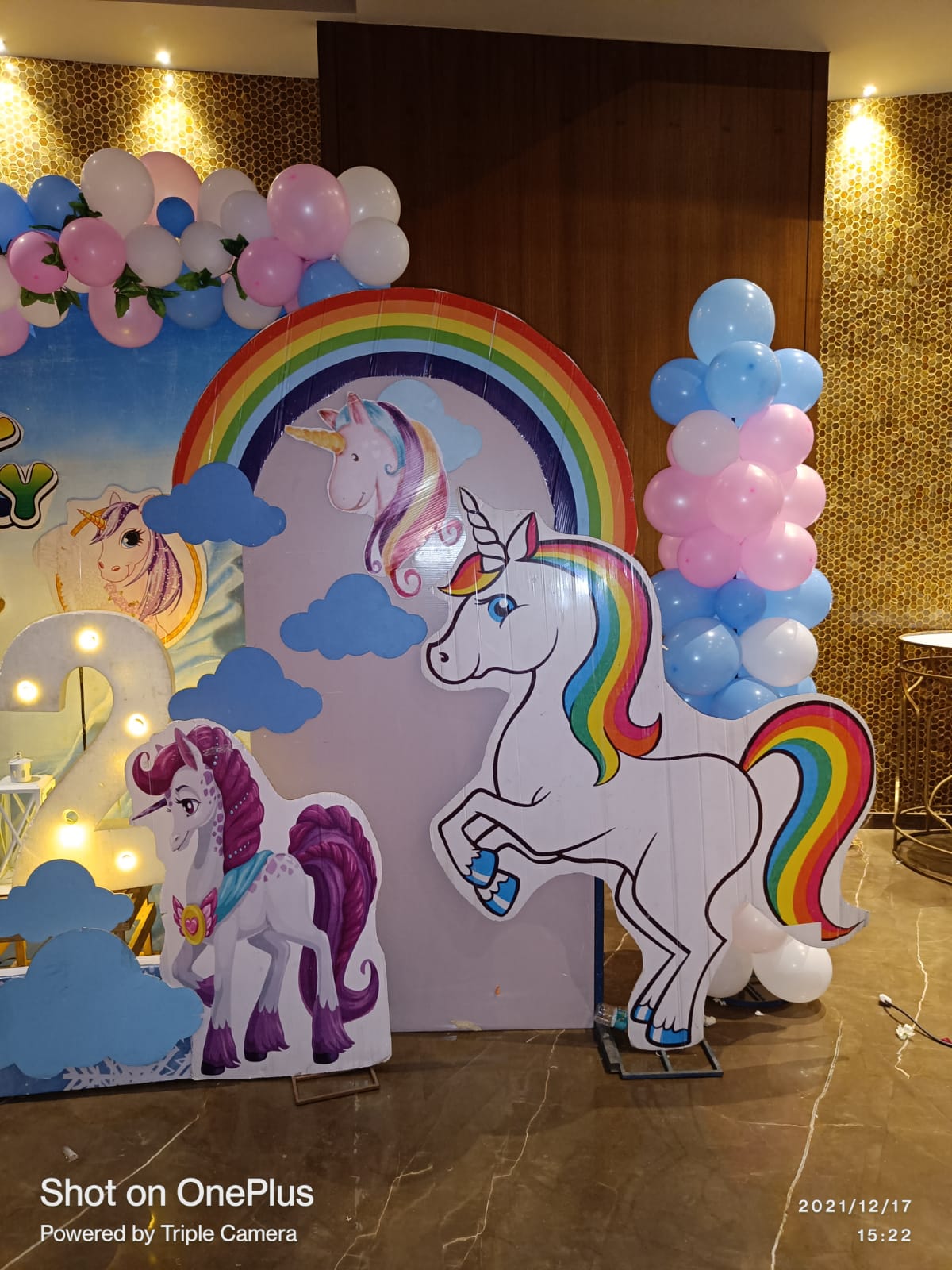 Unicorn Theme Birthday Decoration - PARTYFOXX 