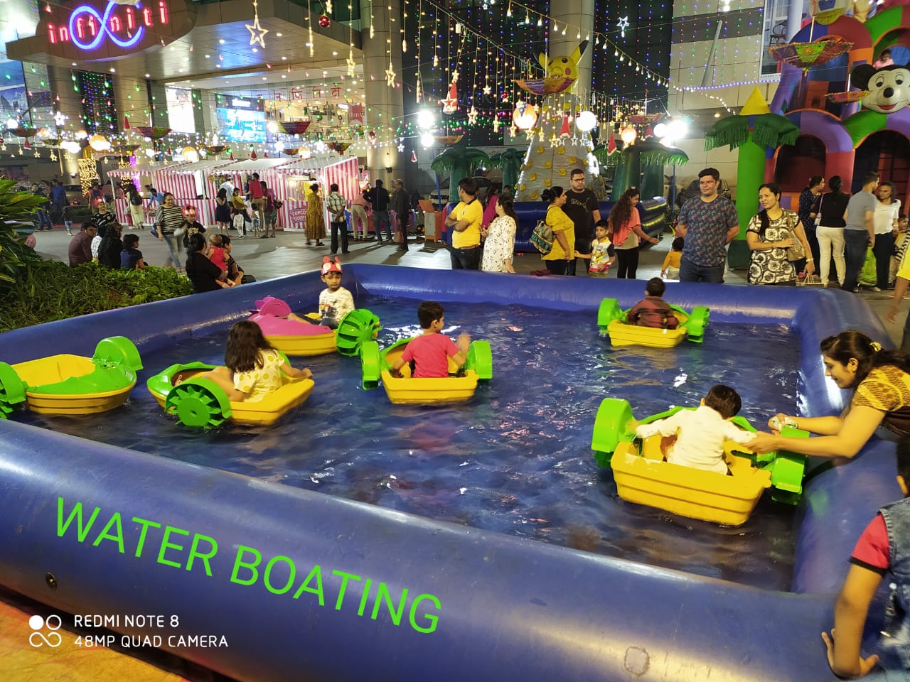 Water Boating with Pool Inflatable