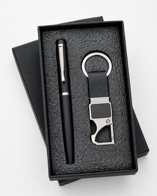 Premium Pen & Keychain Corporate Gift Set