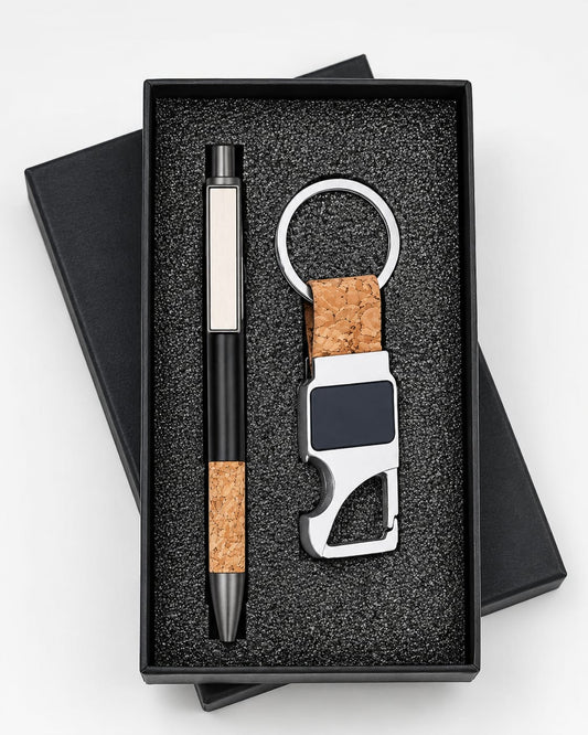 Premium Pen & Keychain Corporate Gift Set