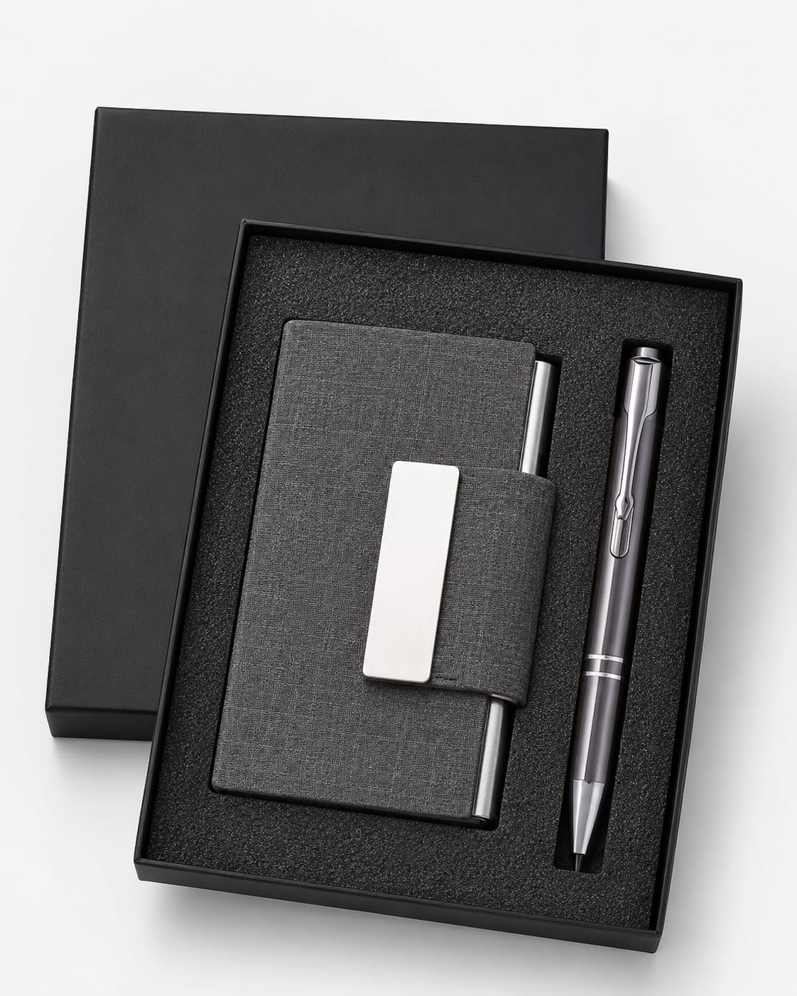 Premium Card Holder & Pen Gift Set