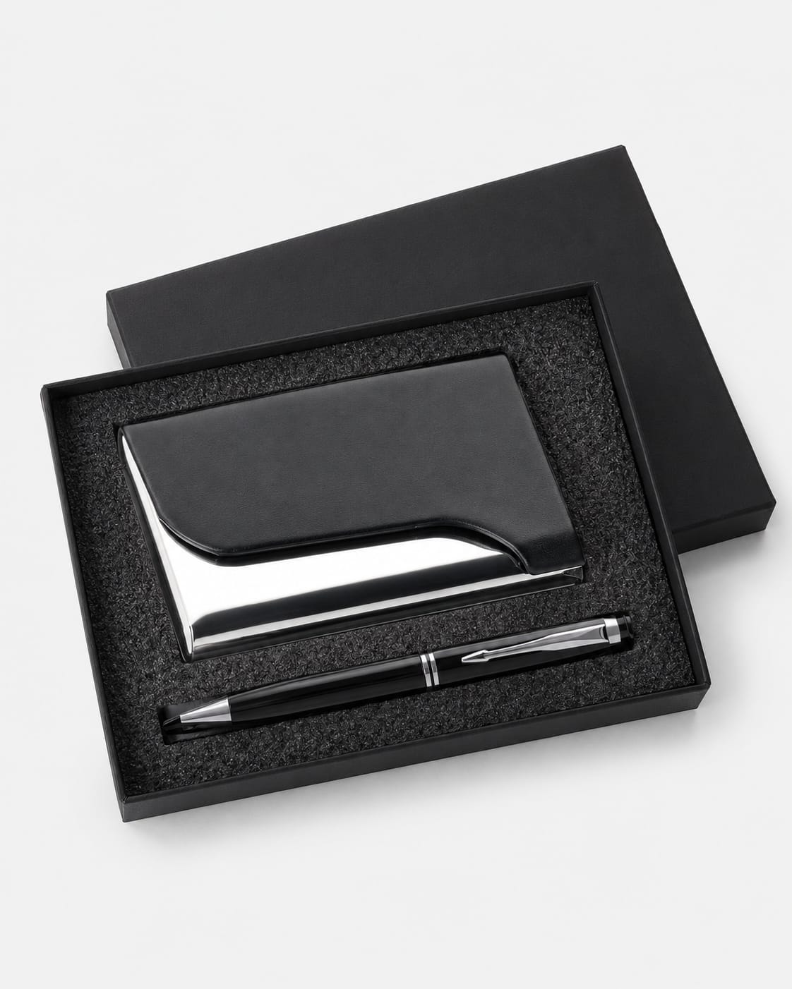 Premium Card Holder & Pen Gift Set
