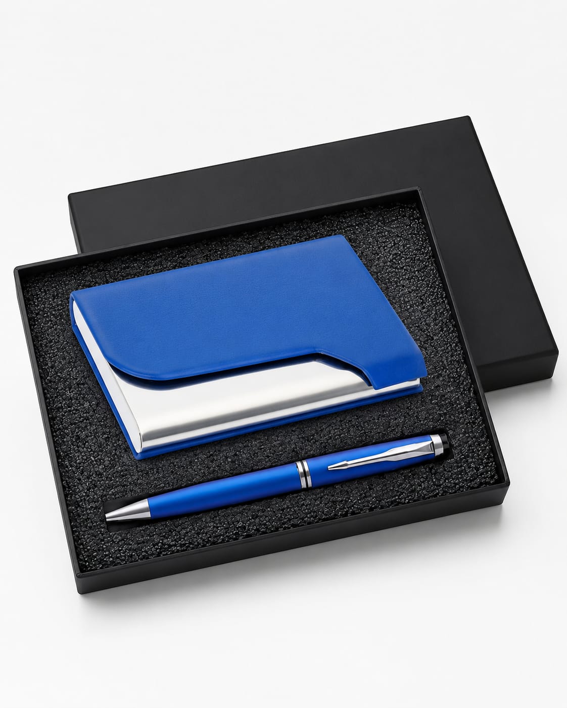 Premium Card Holder & Pen Gift Set