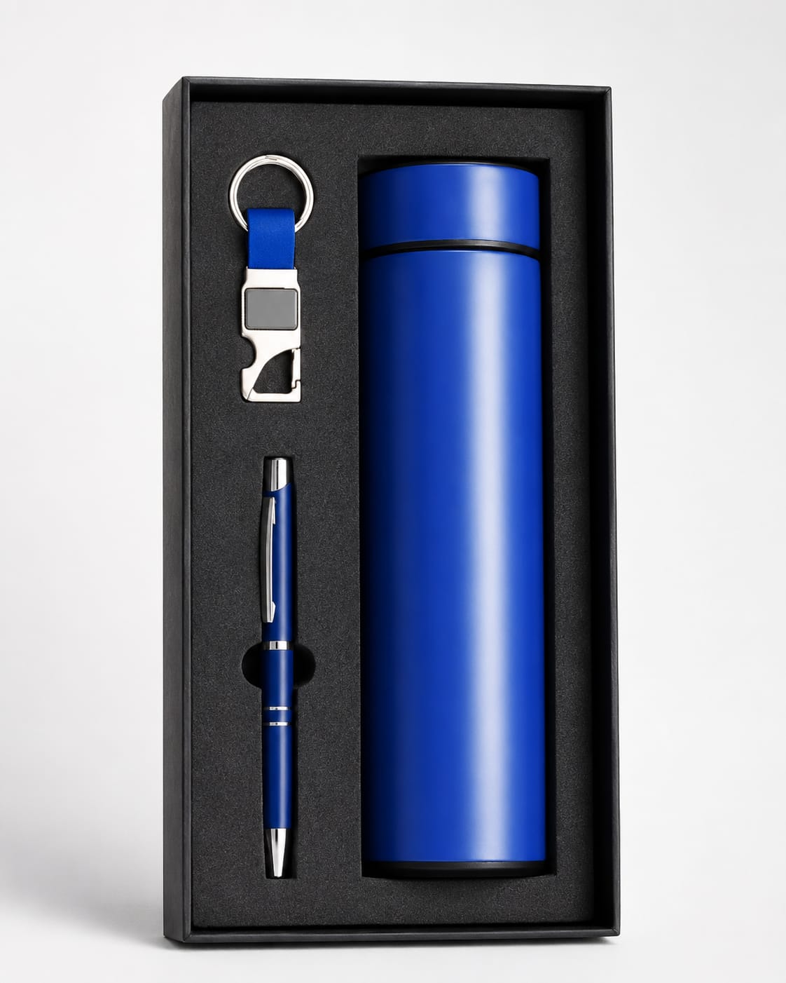 Premium Bottle, Pen & Keychain Gift Set