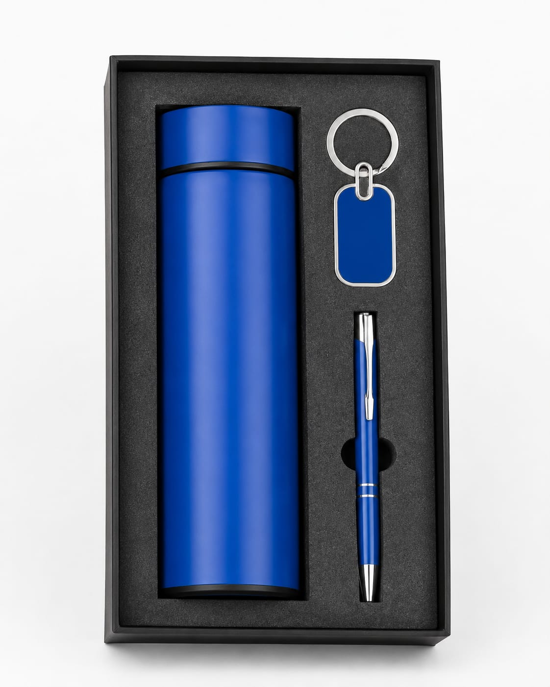 Premium Bottle, Pen & Keychain Gift Set