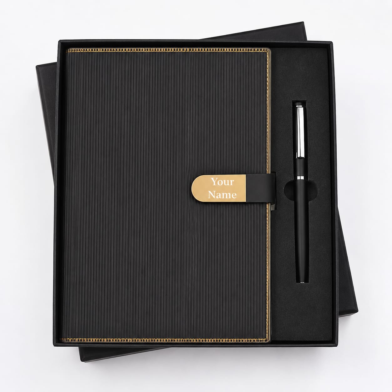 Golden Border Magnet Diary