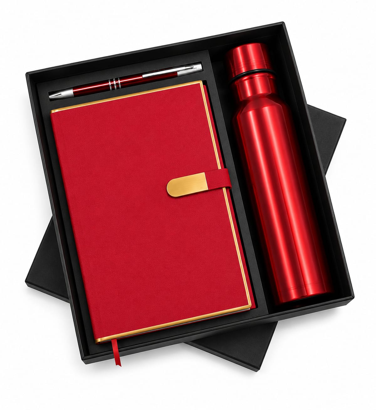 Golden Border Magnet Diary - PARTYFOXX 
