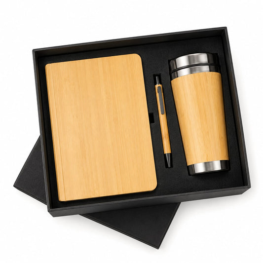 Wooden Cup with Diary Set - PARTYFOXX 