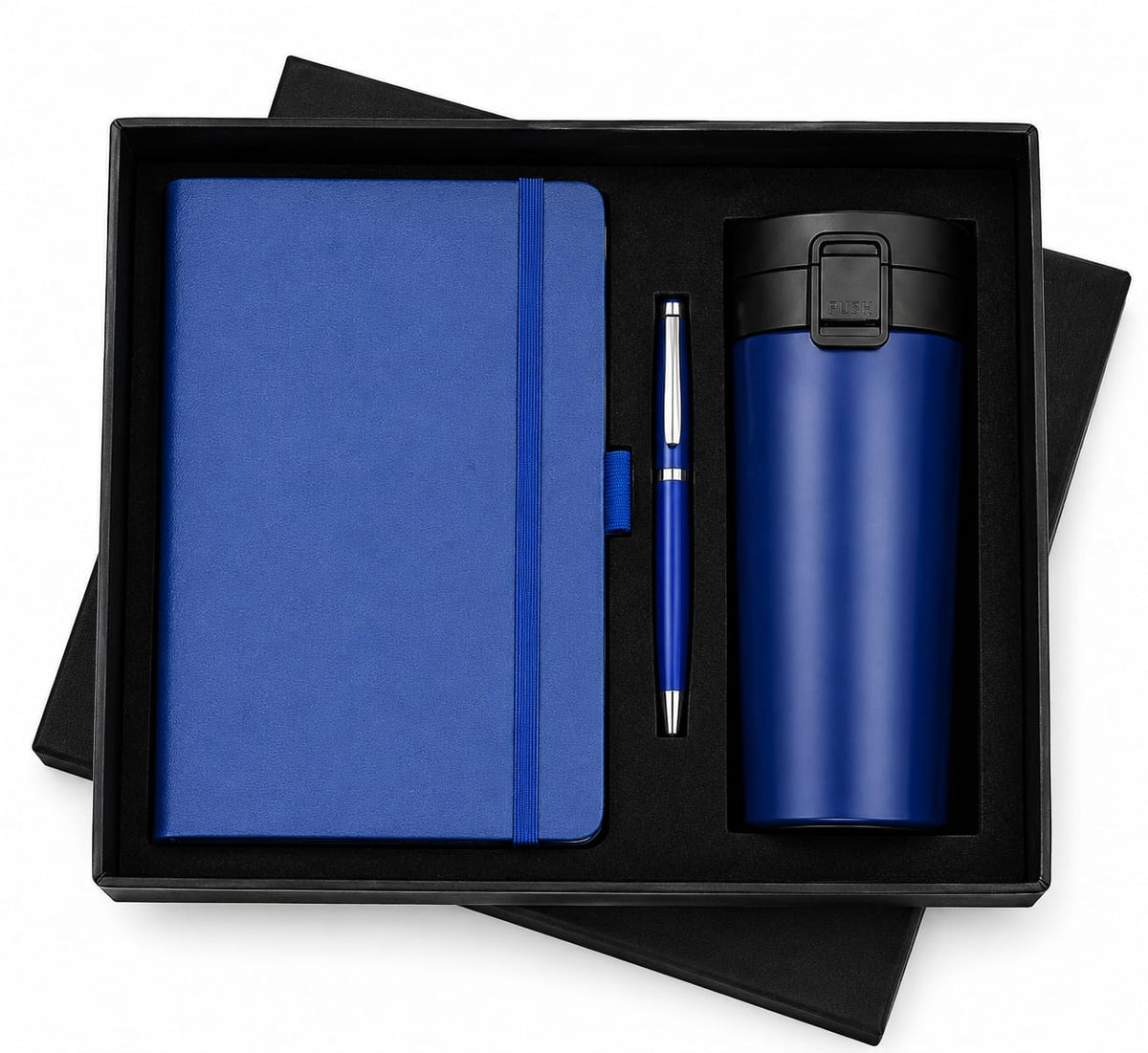 Elastic Diary with Flip Cup Set - PARTYFOXX 