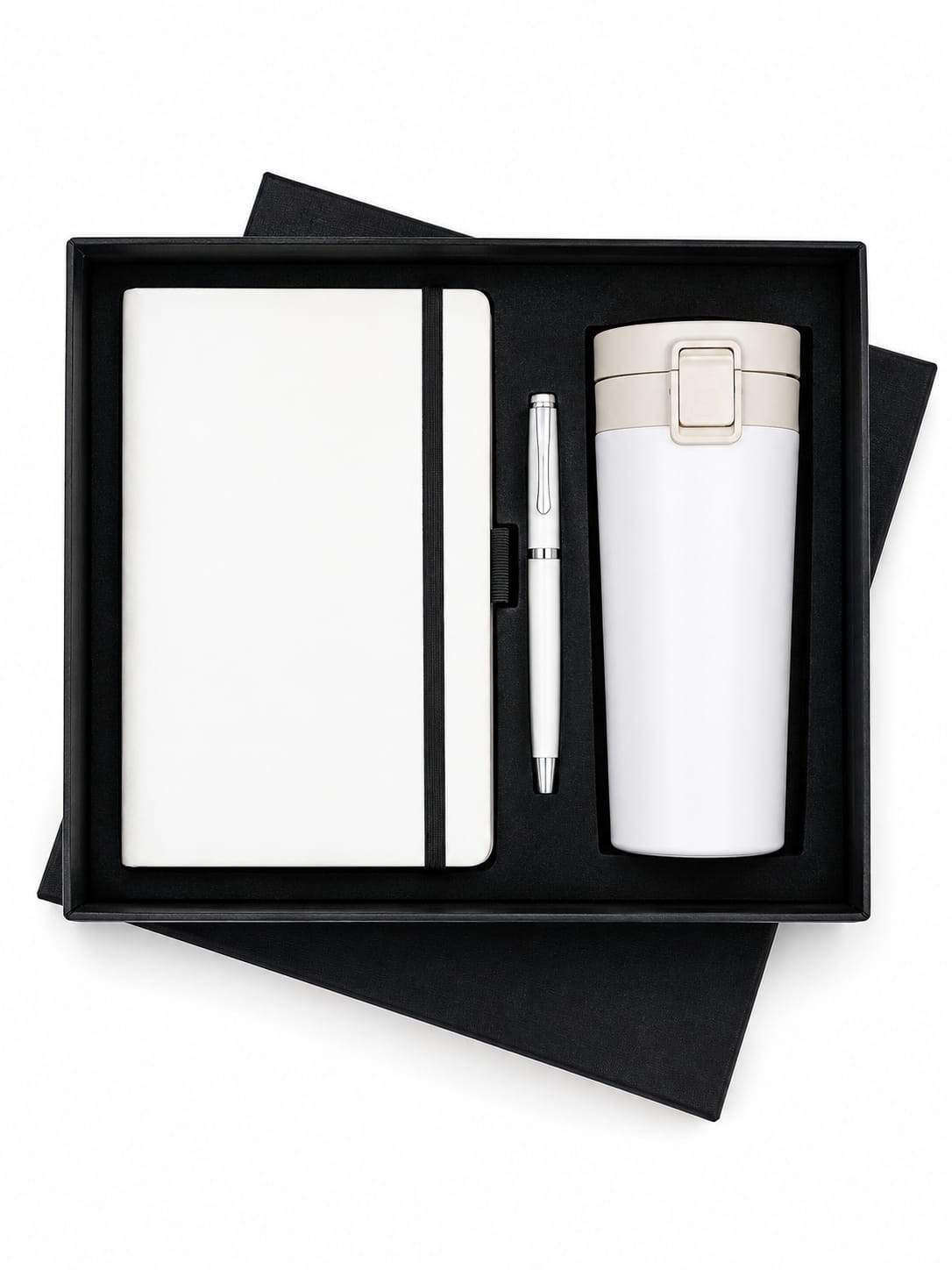 Elastic Diary with Flip Cup Set - PARTYFOXX 