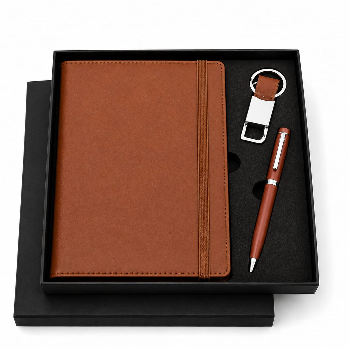 Elastic Diary with Keychain Set - PARTYFOXX 