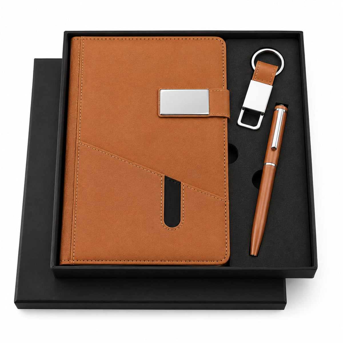 Mobile Pocket Magnet Diary with Keychain Set - PARTYFOXX 