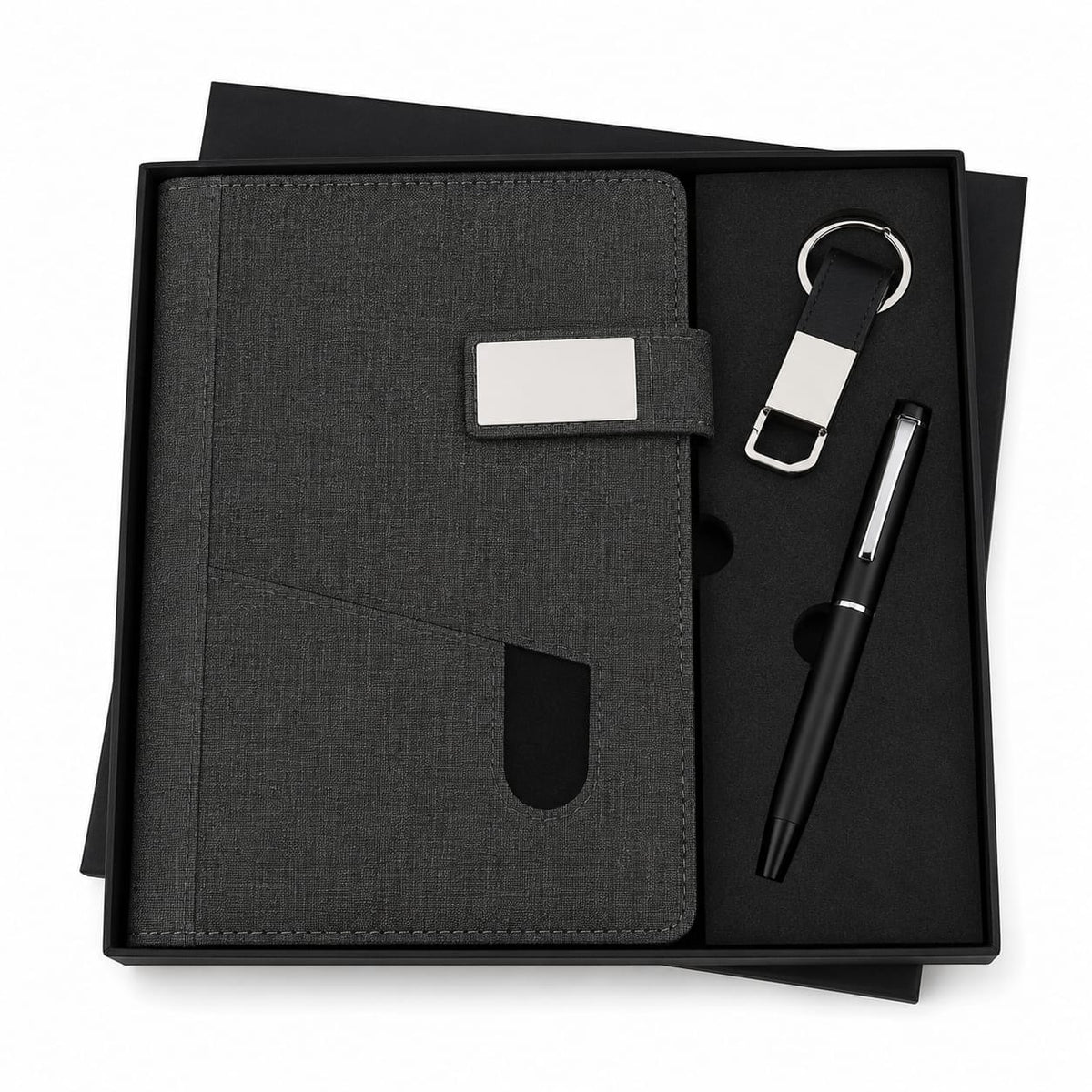 Mobile Pocket Magnet Diary with Keychain Set - PARTYFOXX 