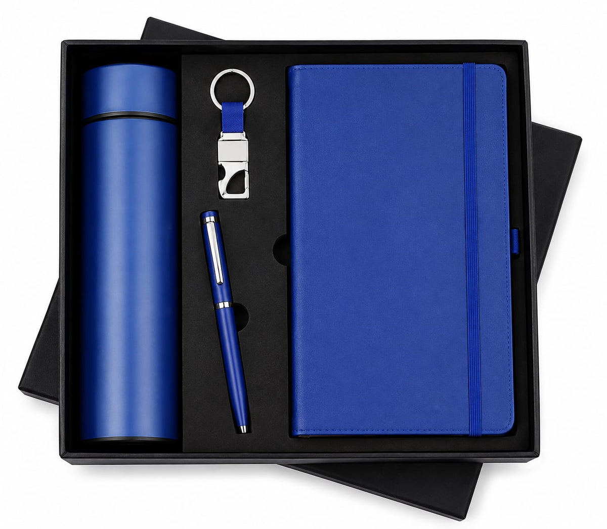 Bottle with Elastic Diary Set